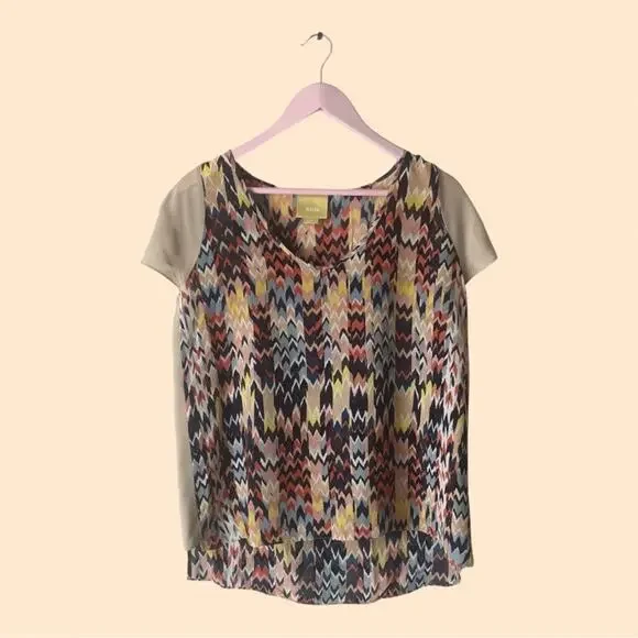 Anthropologie Silk Maeve Blouse - Picture 1 of 6